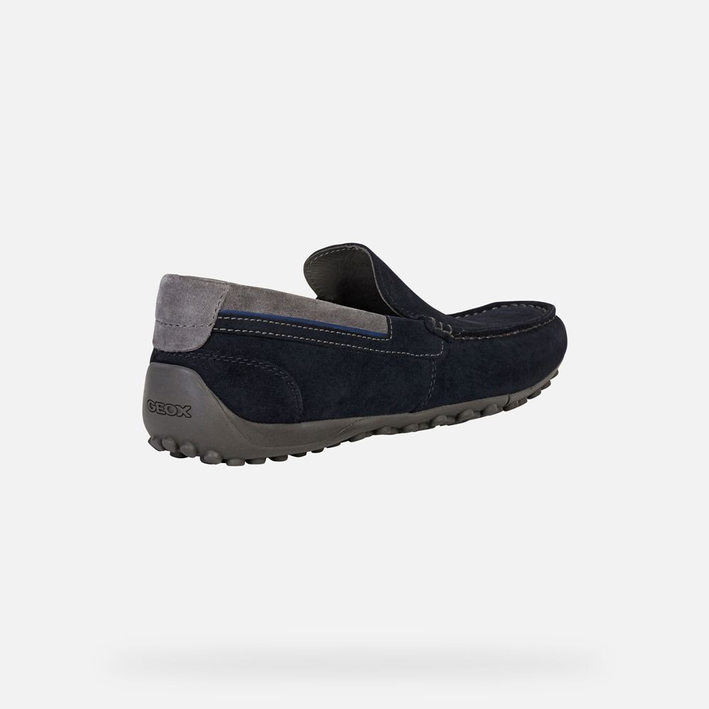 Mocassin Geox Snake - Bleu Marine - Homme 486130-GQJ